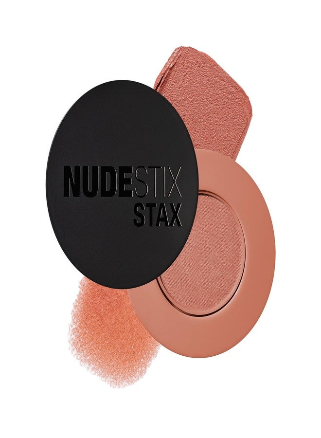 Nudestix STAX All Over Color Blush Balm – Multi-Use Cream Blush for Cheeks, Eyes & Lips with Soft Matte Finish | Barely Nude - Image 1